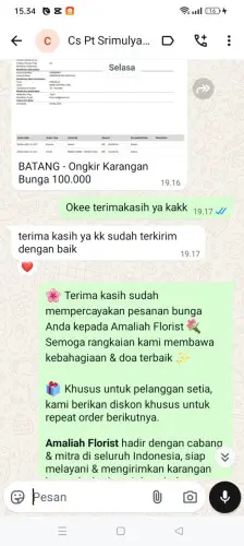 Testimonial Papan Bunga tarumanagara