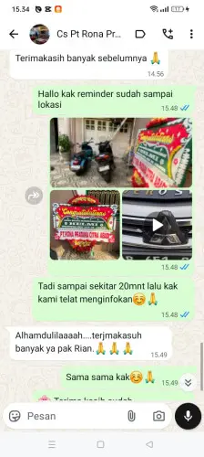 Testimonial Papan Bunga tarumanagara